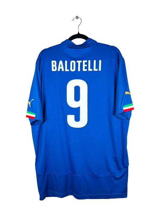 Maillot Italie 2014-2015 Domicile - Balotelli N°9 - Vue arrière