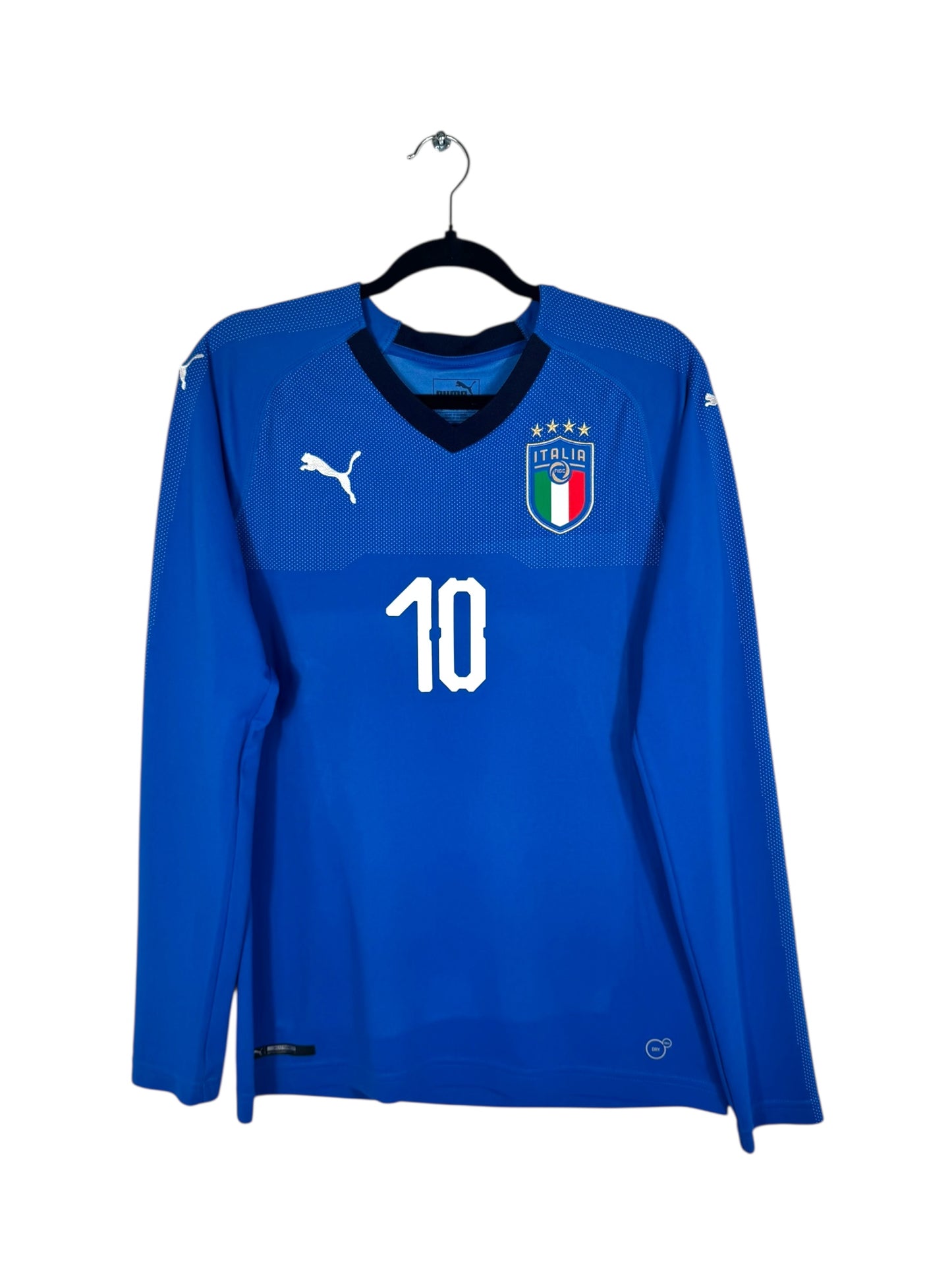 Maillot Italie 2017-2018 Domicile Manches Longues Puma Verratti 10