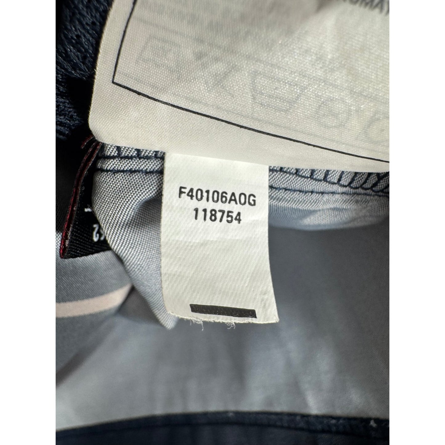 Étiquette d'authenticité avec code Nike 118754 prouvant l'originalité du maillot