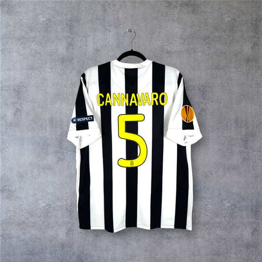 Flocage Cannavaro numéro 5 sur maillot Juventus 2009-2010