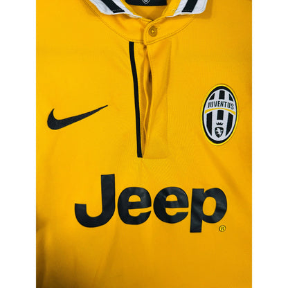 Détail de l'écusson de la Juventus et du logo Nike