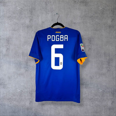 Maillot Juventus 2014-2015 Extérieur Bleu - Pogba N°6 (S)