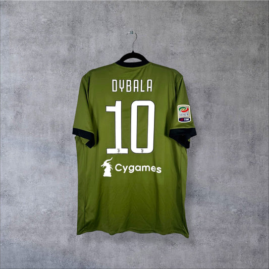 Flocage Dybala numéro 10 sur maillot Juventus 2017-2018 Third