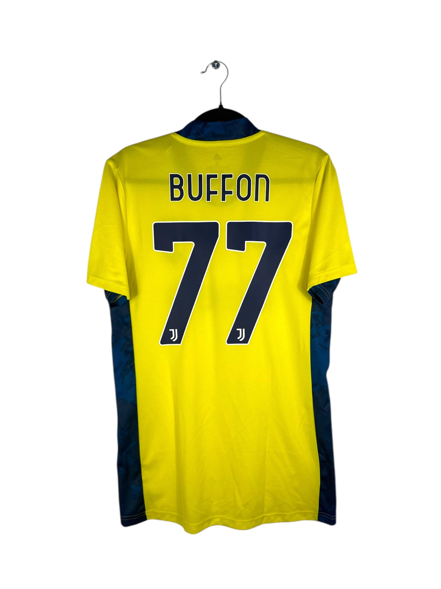 Maillot Juventus 2020-2021 gardien Buffon numéro 77 vue arrière flocage