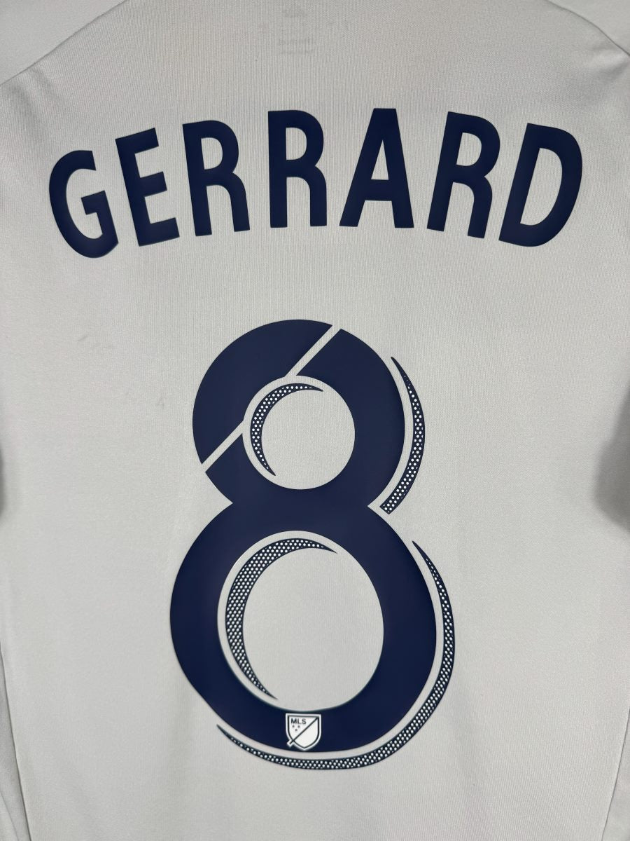 Détail flocage Gerrard 8, maillot LA Galaxy domicile 2016-2017