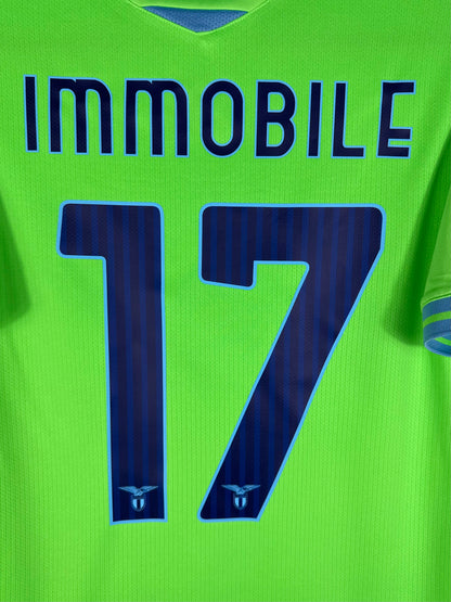 Détail de la typographie du flocage sur le numéro 17 de Ciro Immobile