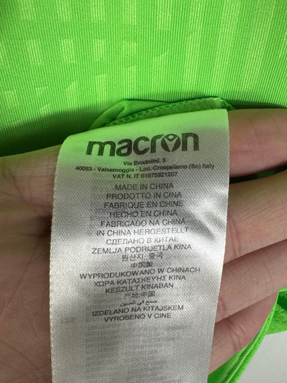 Étiquette d'authenticité Macron prouvant l'originalité du maillot