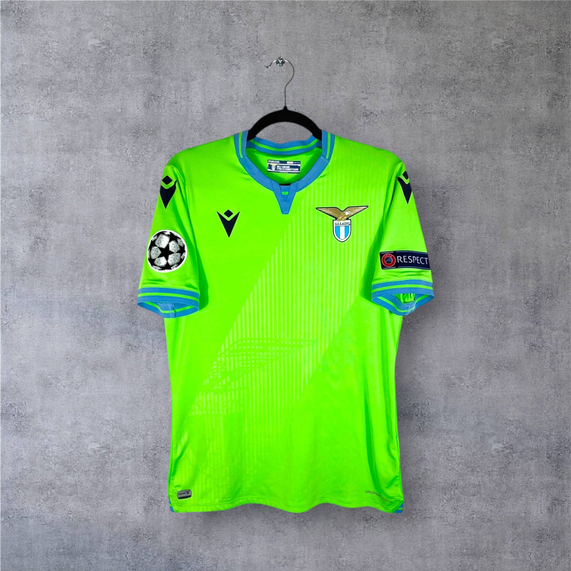 Flocage Immobile numéro 17 sur maillot Lazio Rome 2020-2021