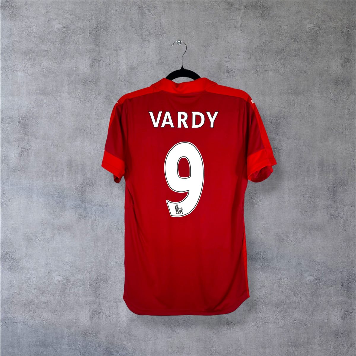 Maillot Leicester City 2016-2017 extérieur vue dos flocage Vardy N°9