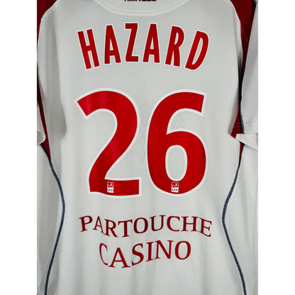 Détail de la typographie du flocage sur le numéro 26 d'Eden Hazard