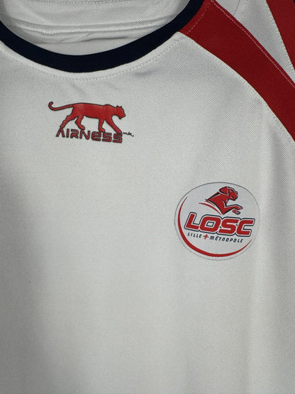 Écusson LOSC Lille Métropole et panthère Airness, maillot extérieur 2007-2008