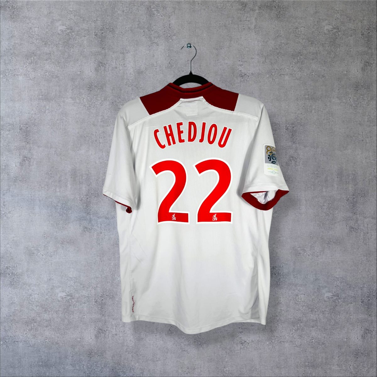 Maillot Lille LOSC 2012-2013 extérieur Chedjou 22 vu de dos