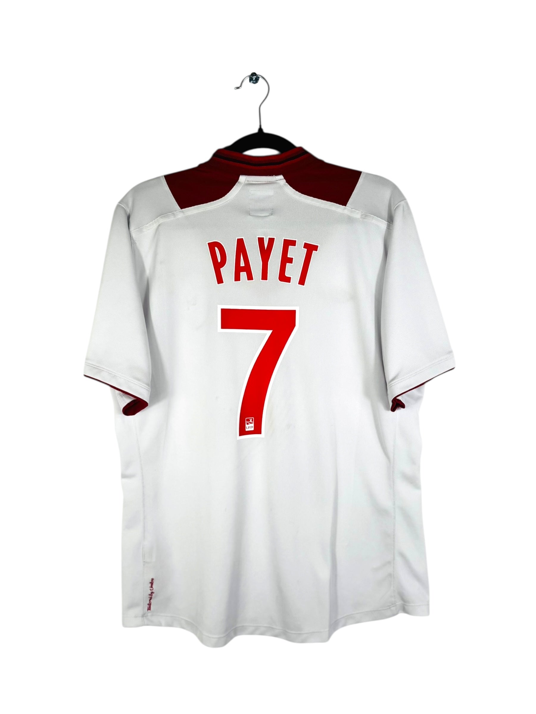 Maillot Lille LOSC 2012-2013 extérieur Dimitri Payet numéro 7 vue arrière flocage