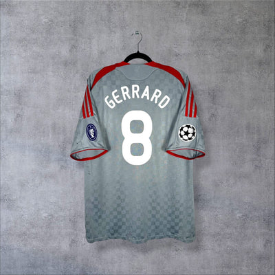 Liverpool 2008-2010 Away Shirt - Gerrard N8 (XXL)