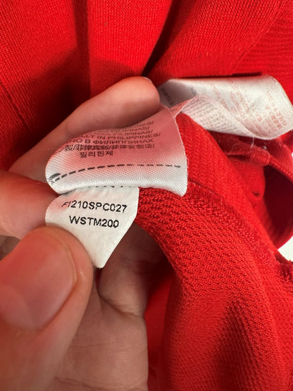 Étiquette intérieure Warrior d'origine code WSTM200 du maillot Liverpool 2012-2013 domicile