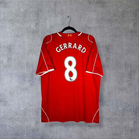 Maillot Liverpool 2014-2015 Domicile – Gerrard N°8 (XL)