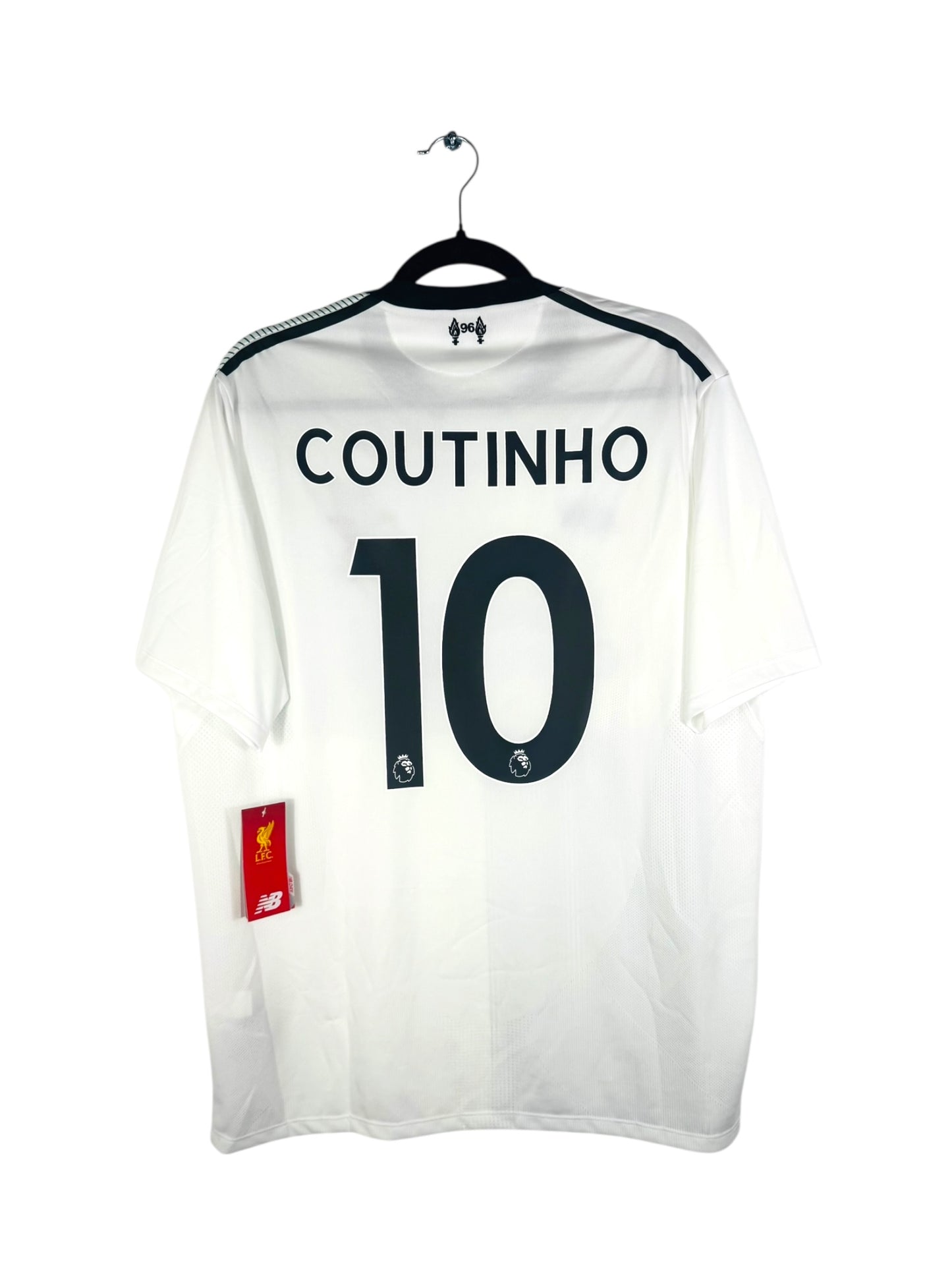 Maillot Liverpool 2017-2018 Extérieur 125 Years New Balance Coutinho 10 taille L