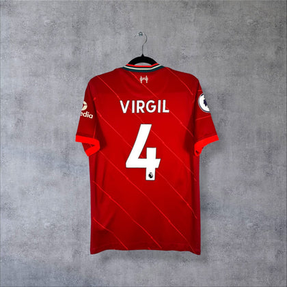 Maillot Liverpool 2021-2022 Domicile - Van Dijk N°4 (S)