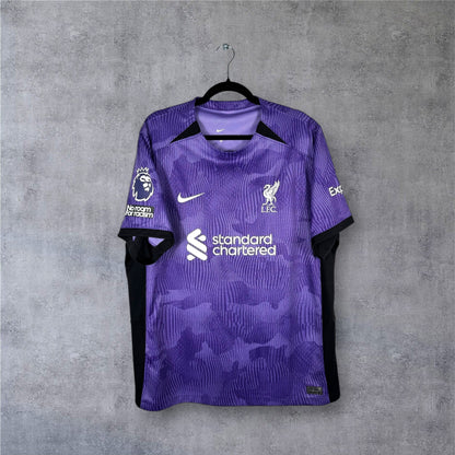 Maillot authentique Liverpool 2023-2024 Third Nike vue de face