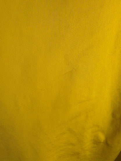 Micro trace presque invisible sur le tissu jaune du maillot LOSC Lille 2008-2009 third
