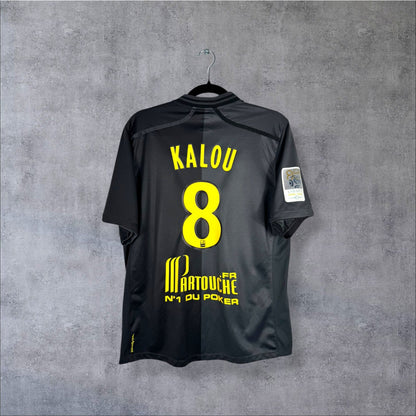 Flocage Kalou numéro 8 sur maillot LOSC Lille 2012-2013 Third