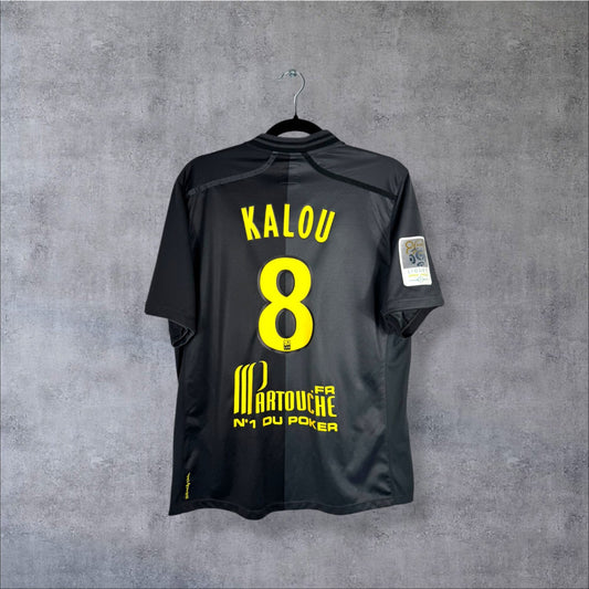 Flocage Kalou numéro 8 sur maillot LOSC Lille 2012-2013 Third
