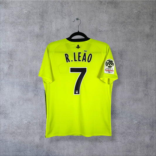 Flocage Rafael Leão numéro 7 sur maillot LOSC Lille 2018-2019 Extérieur taille S