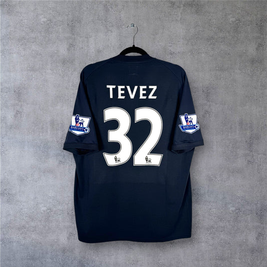 Flocage Tevez numéro 32 sur maillot Manchester City 2010-2011