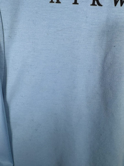 Légère usure et petites marques sur le devant, maillot Manchester City domicile 2012-2013 manches longues