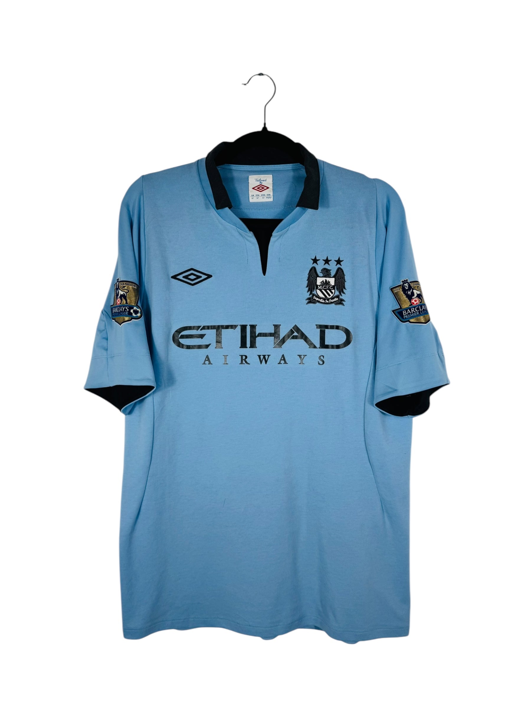 Maillot Manchester City 2012-2013 Domicile - Vue avant