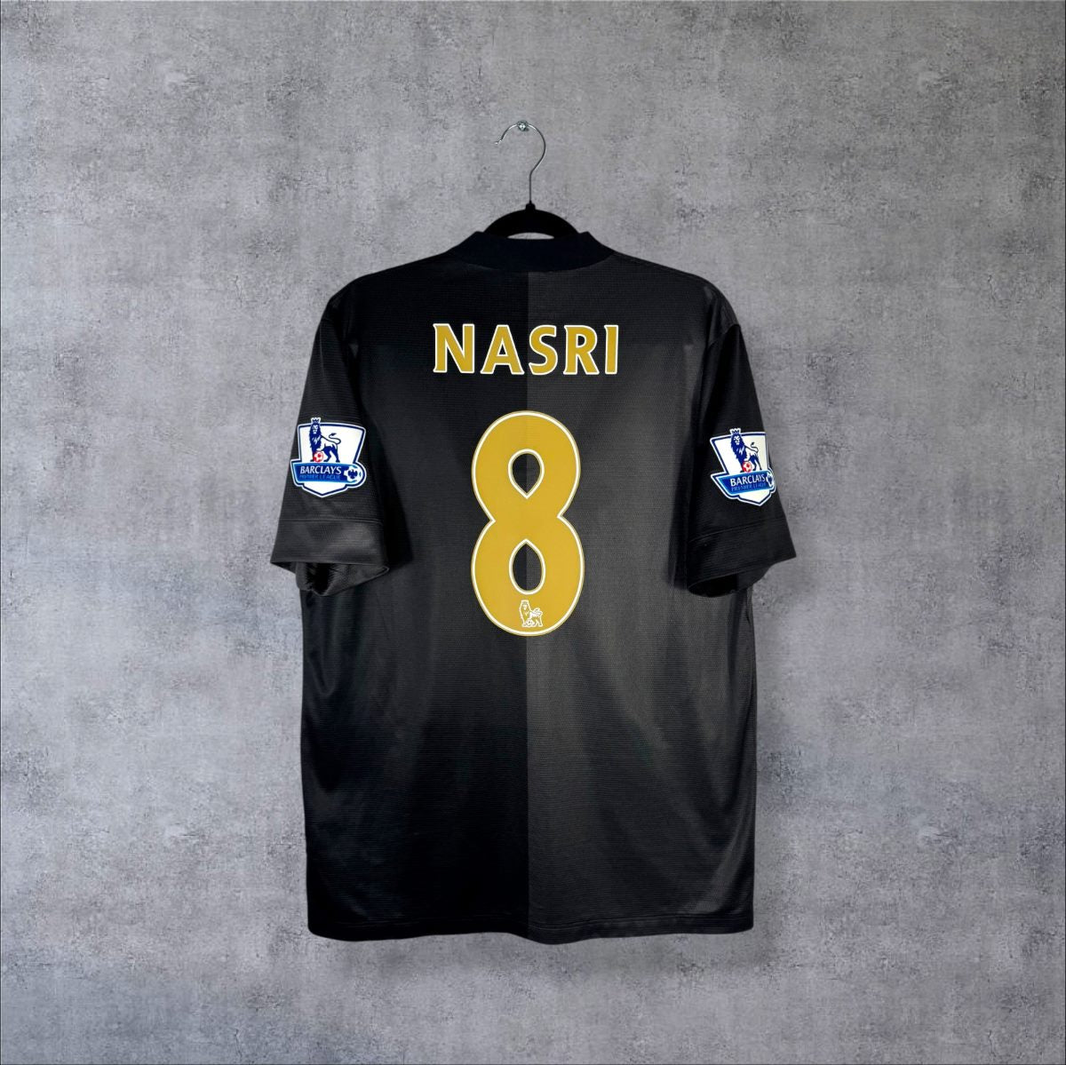 Maillot Manchester City 2013-2014 extérieur Nasri 8 vu de dos