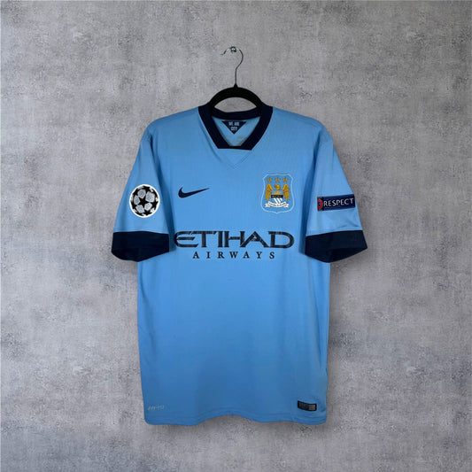 Maillot authentique Manchester City 2014-2015 Domicile Nike vue de face