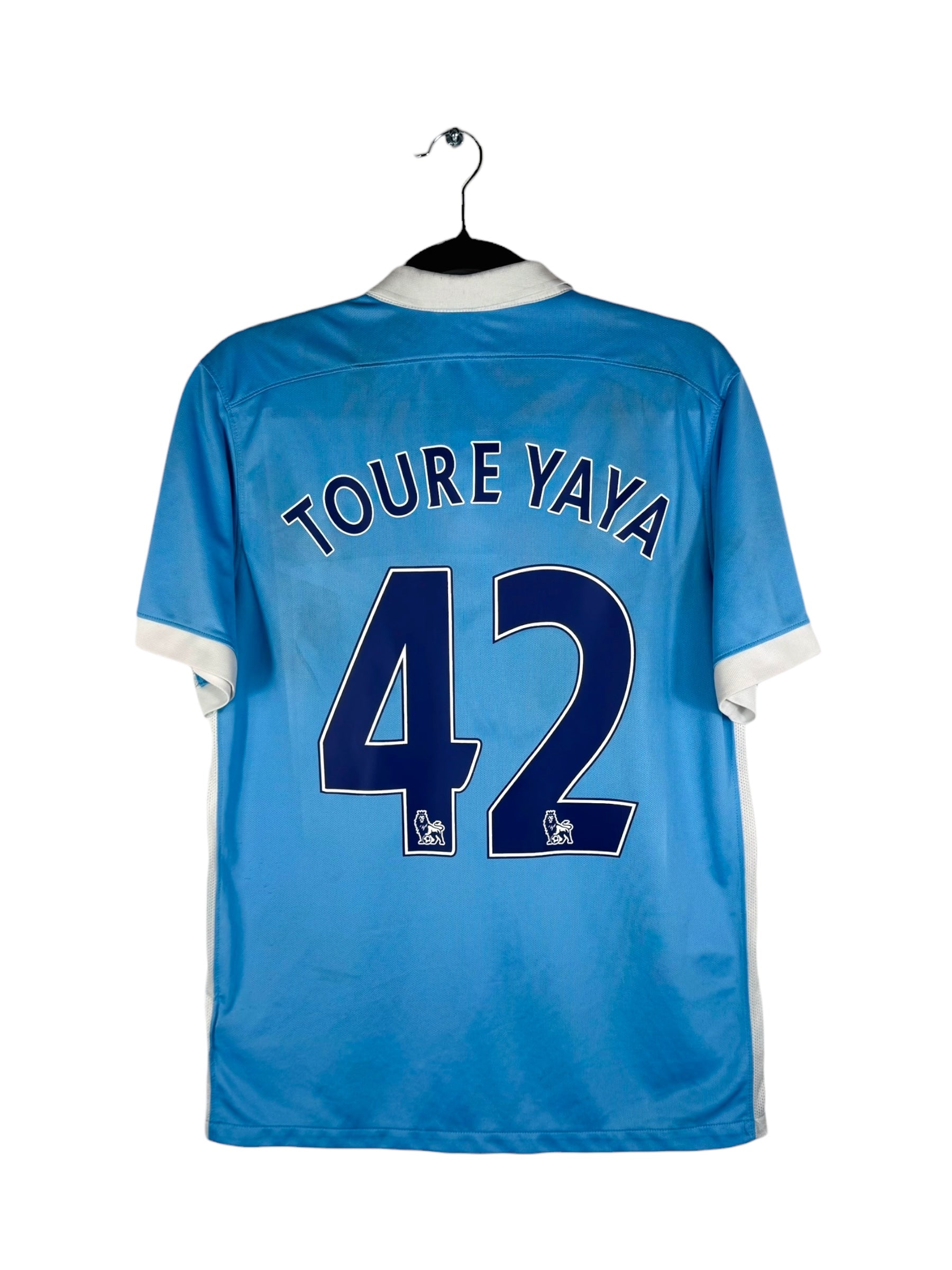 Maillot Manchester City 2015-2016 domicile Yaya Touré numéro 42 vue arrière flocage