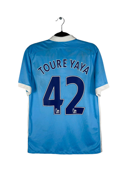 Maillot Manchester City 2015-2016 domicile Yaya Touré numéro 42 vue arrière flocage