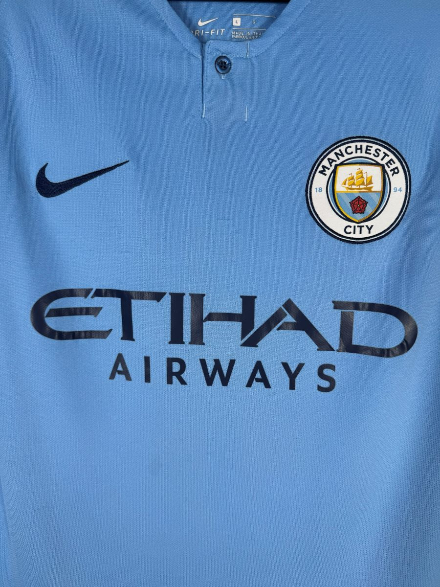 Écusson brodé de Manchester City avec le navire doré et la rose des Lancastre