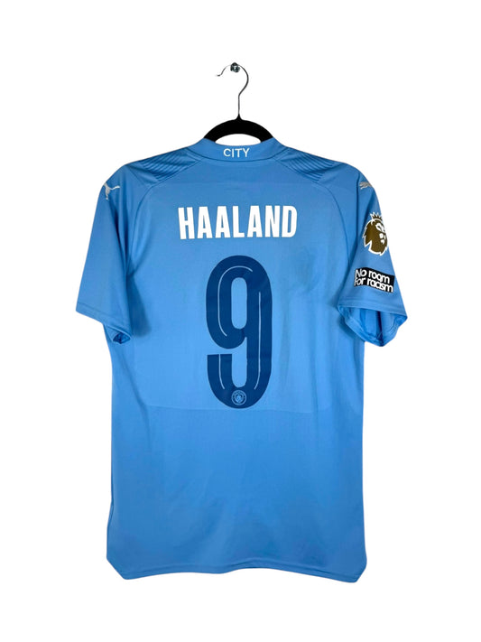 Dos maillot Man City 2024 flocage officiel Haaland 9 Premier League.