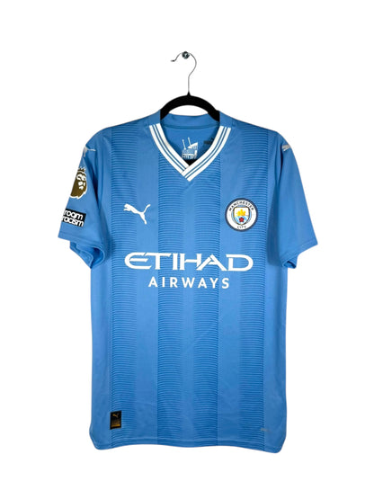 Maillot Manchester City 2023-24 domicile bleu ciel Puma vue de face.