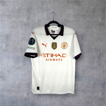 Maillot authentique Manchester City 2023-2024 Extérieur Puma vue de face
