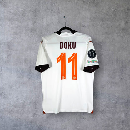 Flocage Doku numéro 11 sur maillot Manchester City 2023-2024