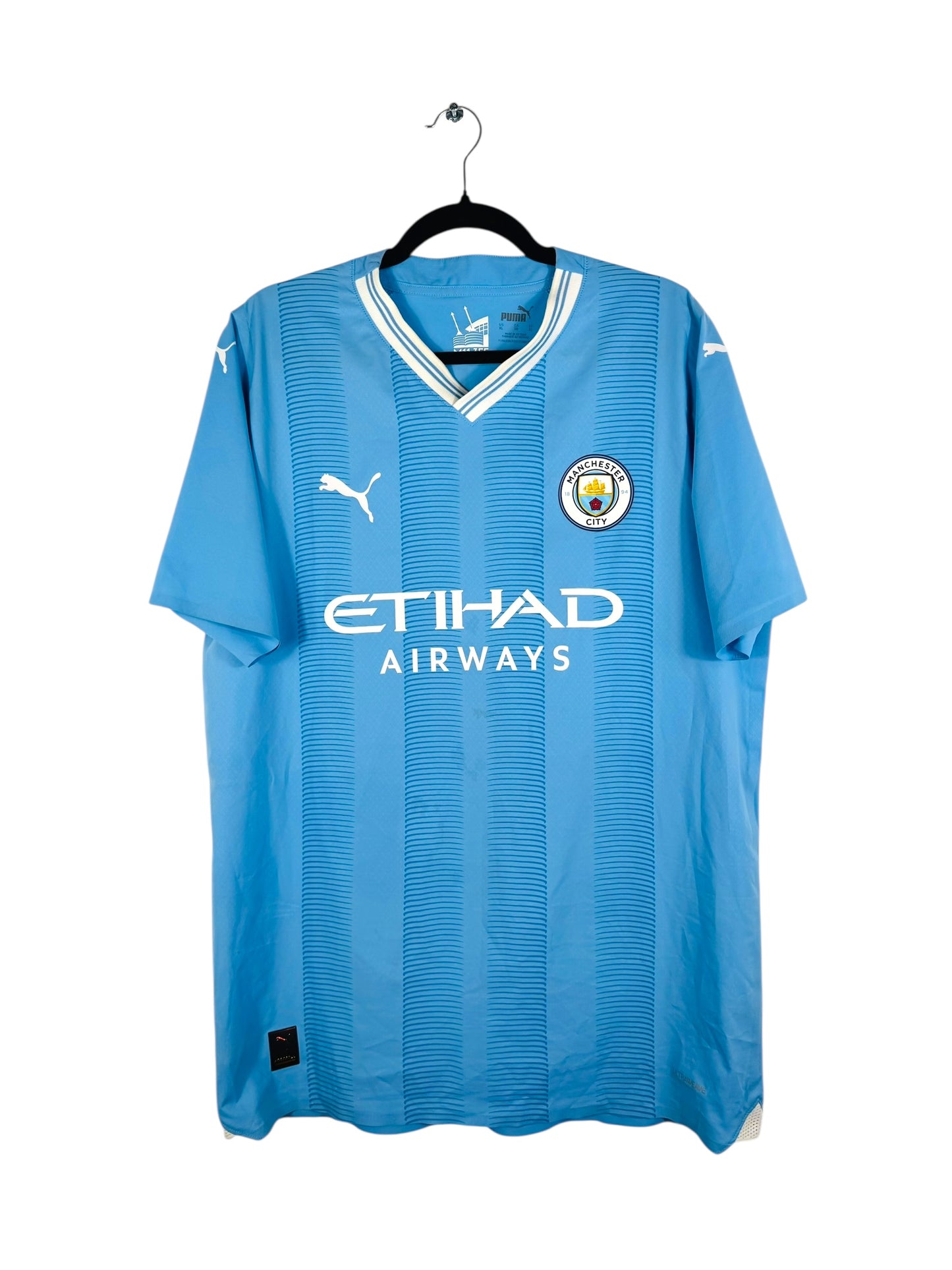 Maillot Manchester City 2023-2024 Domicile Haaland N°9 - Vue avant