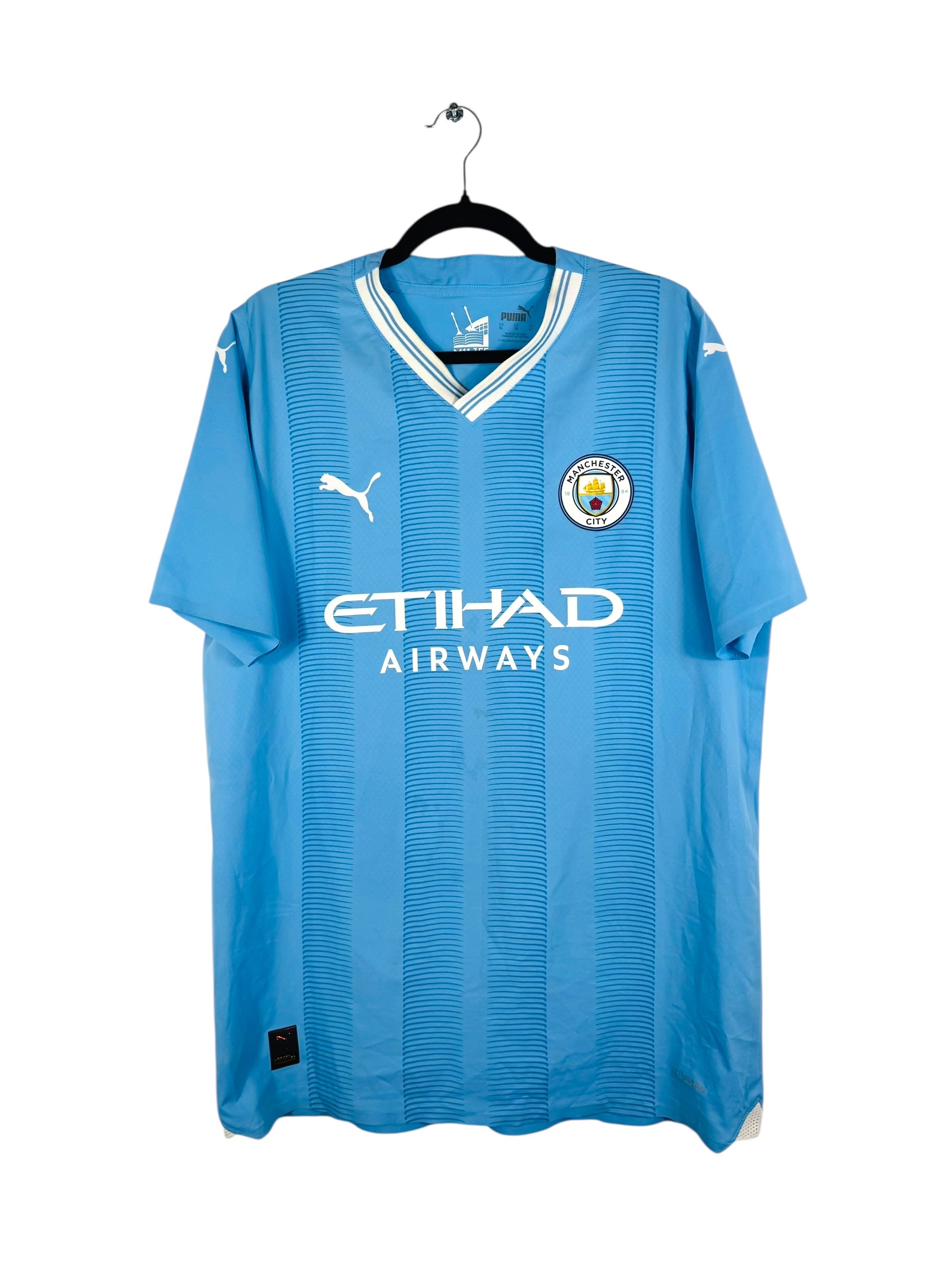 Maillot Manchester City 2023-2024 Domicile Haaland N°9 - Vue avant