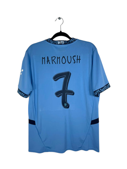 Maillot Manchester City 2024-2025 Domicile Puma Marmoush 7 taille L