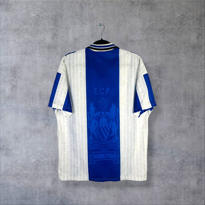 Dos vierge du maillot Manchester United 1994-1995 third avec le tissu Roll of Honour tissé