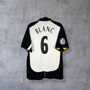 Maillot Manchester United 2001-2002 Extérieur Centenaire - Blanc N°6 (L)