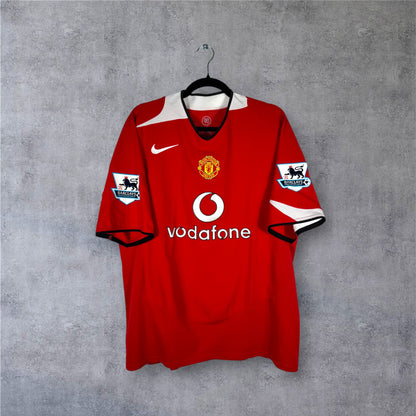 Maillot authentique Manchester United 2004-2006 Domicile Nike vue de face