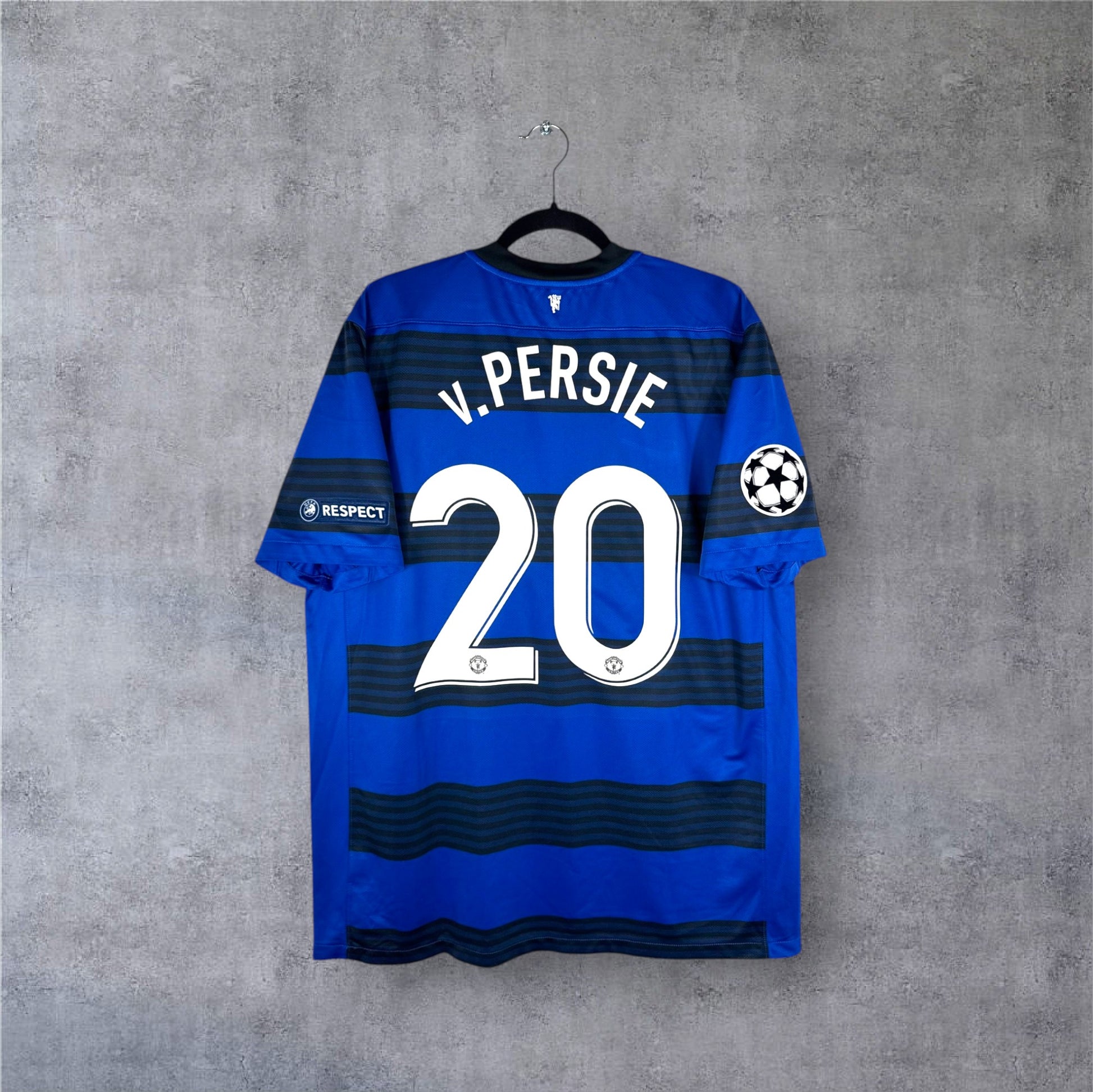 Flocage Van Persie numéro 20 sur maillot Manchester United 2011-2012