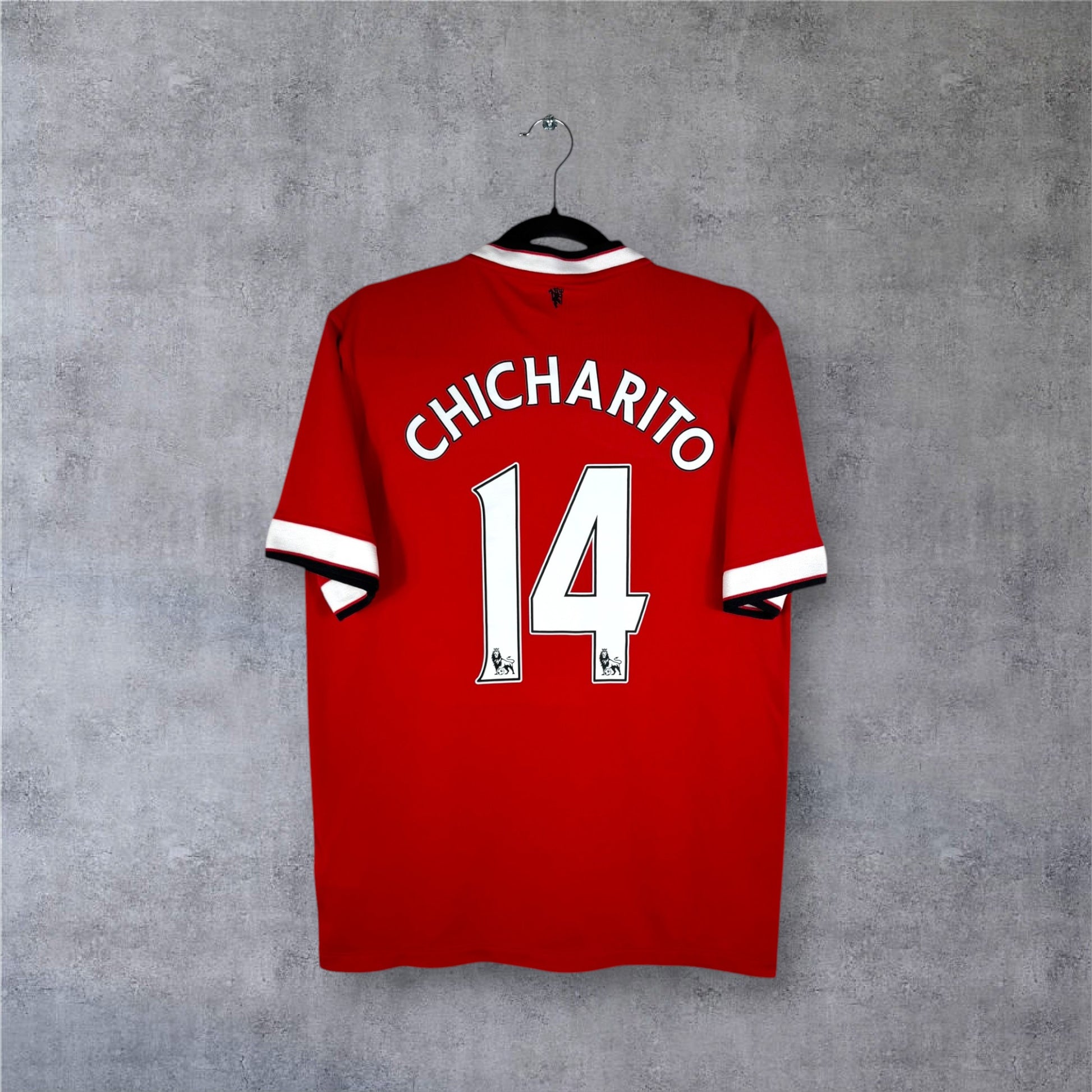 Flocage officiel Chicharito numéro 14 sur maillot Manchester United 2014-2015