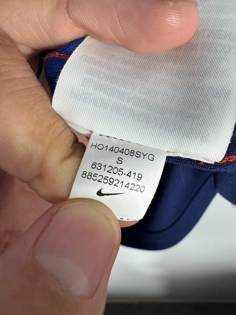 Étiquette intérieure Nike maillot Manchester United 2014-2015 taille S
