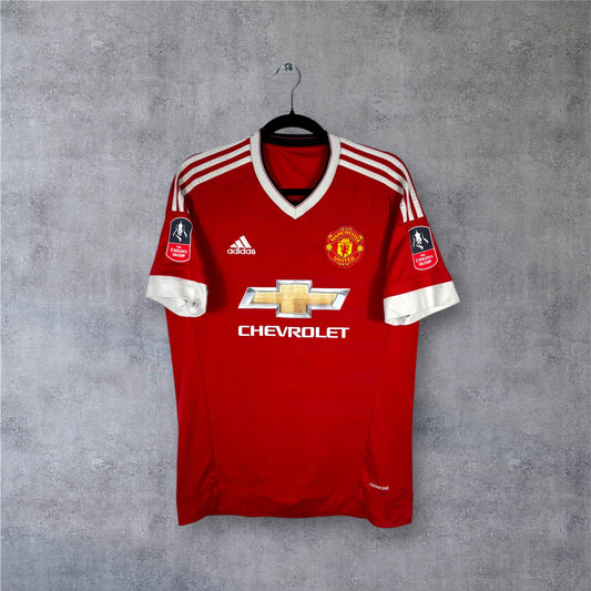 Maillot authentique Manchester United 2015-2016 Domicile Adidas vue de face
