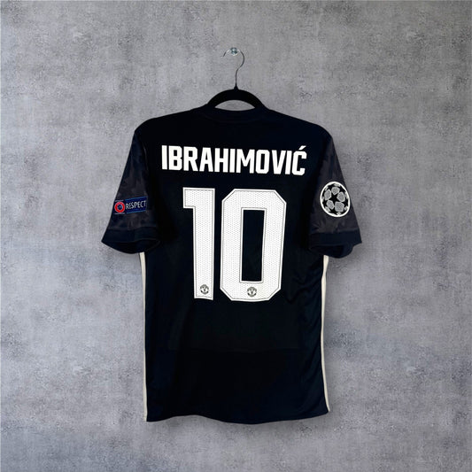 Flocage Ibrahimovic numéro 10 sur maillot Manchester United 2017-2018